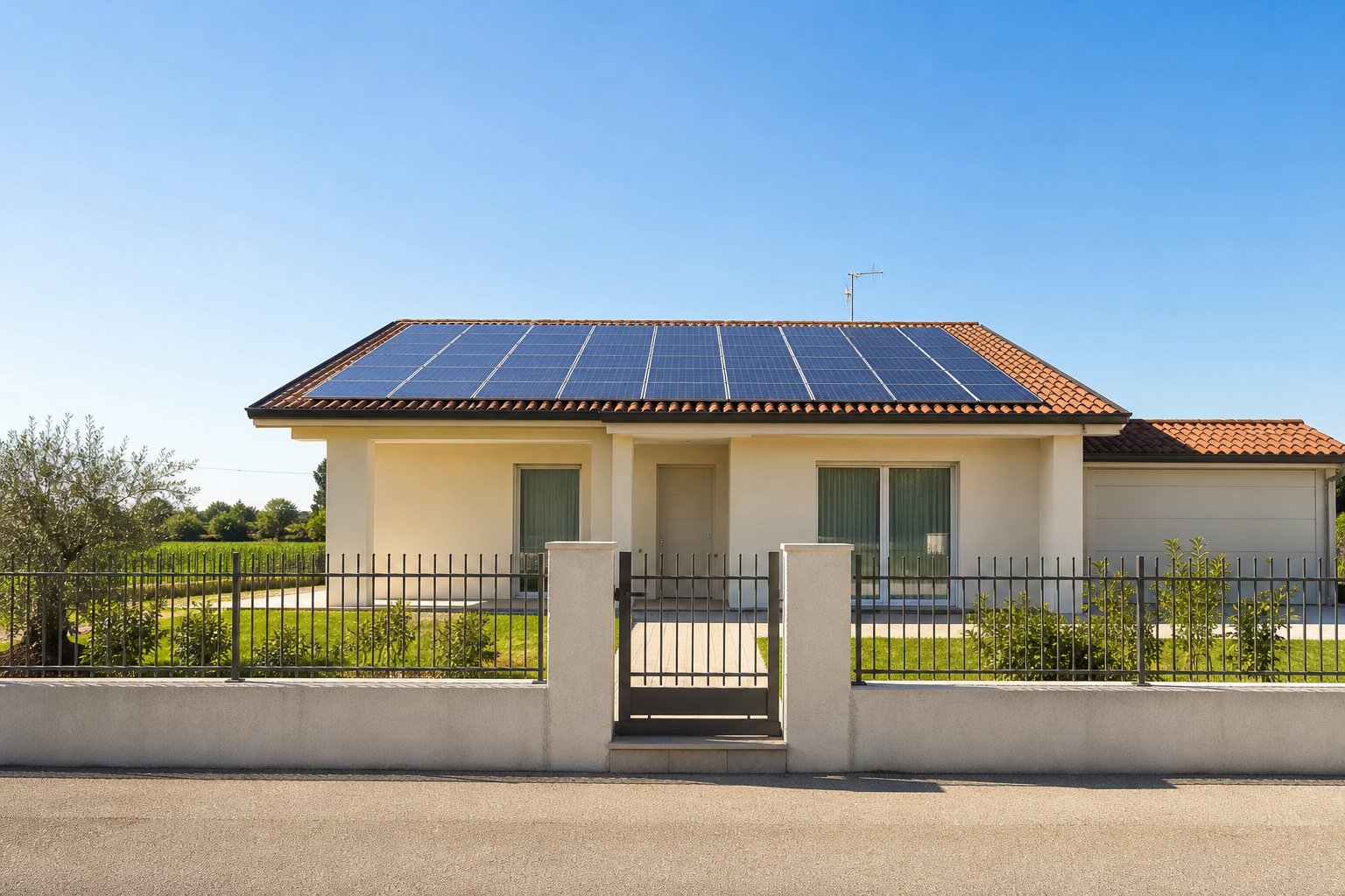 Fotovoltaico residenziale su villetta
